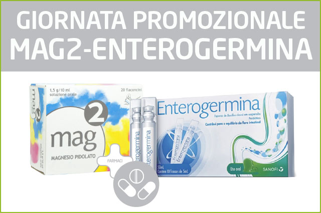 Farmacia Sant'Elena - giornata promozionale Mag2-Enterogermina - giugno 2018