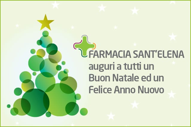 Auguri di Buon Natale e Felice Anno Nuovo da Farmacia Sant'Elena