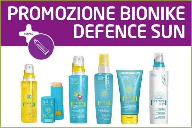 Farmacia Sant'Elena - promozione solari Bionike - aprile 2018