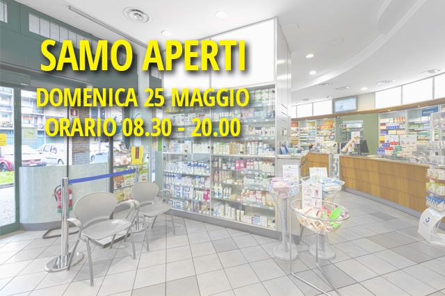 Farmacia Sant'Elena - Aperti per turno domenica 25 maggio 2025