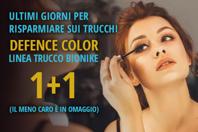 Farmacia Sant'Elena - Promo trucchi Defence Color Bionike - novembre 2022