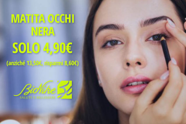 Farmacia Sant'Elena - Offerta matita occhi nera Bionike - dicembre 2021
