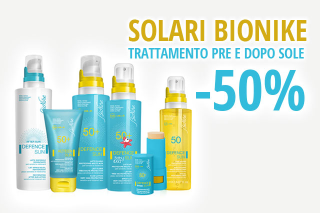 Farmacia Sant'Elena - Promozione Solari Bionike - marzo 2024