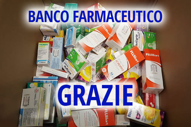 Farmacia Sant'Elena - ringraziamenti raccolta Banco Farmaceutico - febbraio 2021