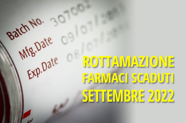 Farmacia Sant'Elena - Rottamazione farmaci scaduti - settembre 2022