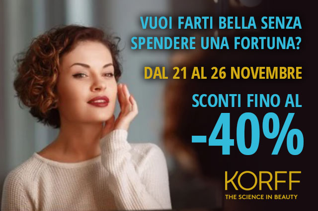 Farmacia Sant'Elena - Sconti Korff - novembre 2022